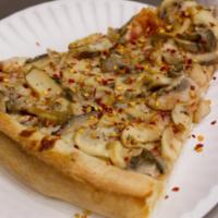 Mushroom Pizza Slice · 