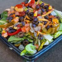 Cap's Creation Salad · Garden salad with mixed greens and your choice of toppings. Add meat and cheese for an addit...