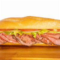 Wagyu Roast Beef · The highest-quality beef, provolone cheese, lettuce, tomato, onions and mayo.