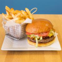Boardwalk Burger · Served with a choice of toppings and cheese.