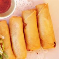 Veggie Rolls · House special deep-fried veggie rolls, served with sweet and sour sauce.