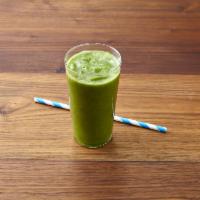 Green Guru Smoothie · Coconut milk, banana, kale and cilantro.
