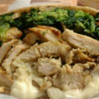 Chicken alla Broccoli Rabe · Choice of chicken with fresh mozzarella, sauteed broccoli rabe in garlic and oil topped off ...