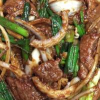 301. Mongolian Beef · Hot and spicy.