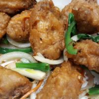 417. Salt and Pepper Chicken Wing · Hot and spicy.