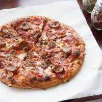 Meat Lovers Pizza · Pepperoni, sausage, meatballs, salami and ham.