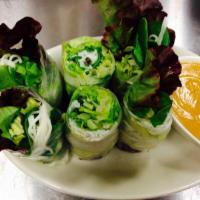2. Fresh Roll · 2 pieces. Fresh spring mix salad, basil and rice noodle wrapped in thin rice paper. Served w...