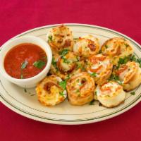 Amazing Pizza Rolls · Pepperoni with bacon and cheese or spinach with artichokes and cheese.