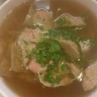 Beef Pho - Pho Bo · Steak, beef brisket, meatball in hearty beef broth and rice noodle. served with side of Thai...