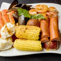 Seafood Combo 3 · 1 lb. of crawfish, 1 lb. of shrimp, 1 lb. of clams or mussels, 1 lb. of Alaskan snow crab, 4...