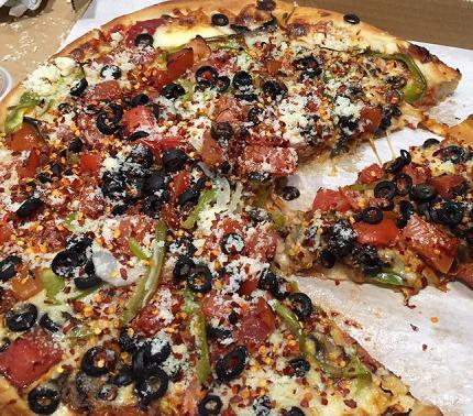 Vegetarian Special Pizza · Mushrooms, onions, tomatoes, olives and bell pepper. Vegetarian.