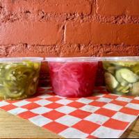 House Pickles · Because everything tastes better pickled.