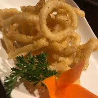 Crispy Calamari · Squid deep fried to golden.