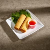 2 Vegetable Egg Rolls · Comes with sweet and sour sauce.