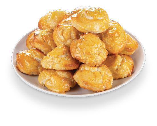 Honey Butter Biscuits · Our Honey Butter Biscuits come naturally sweetened with our own honey butter mix and in 1, 2, or 6 biscuit options!