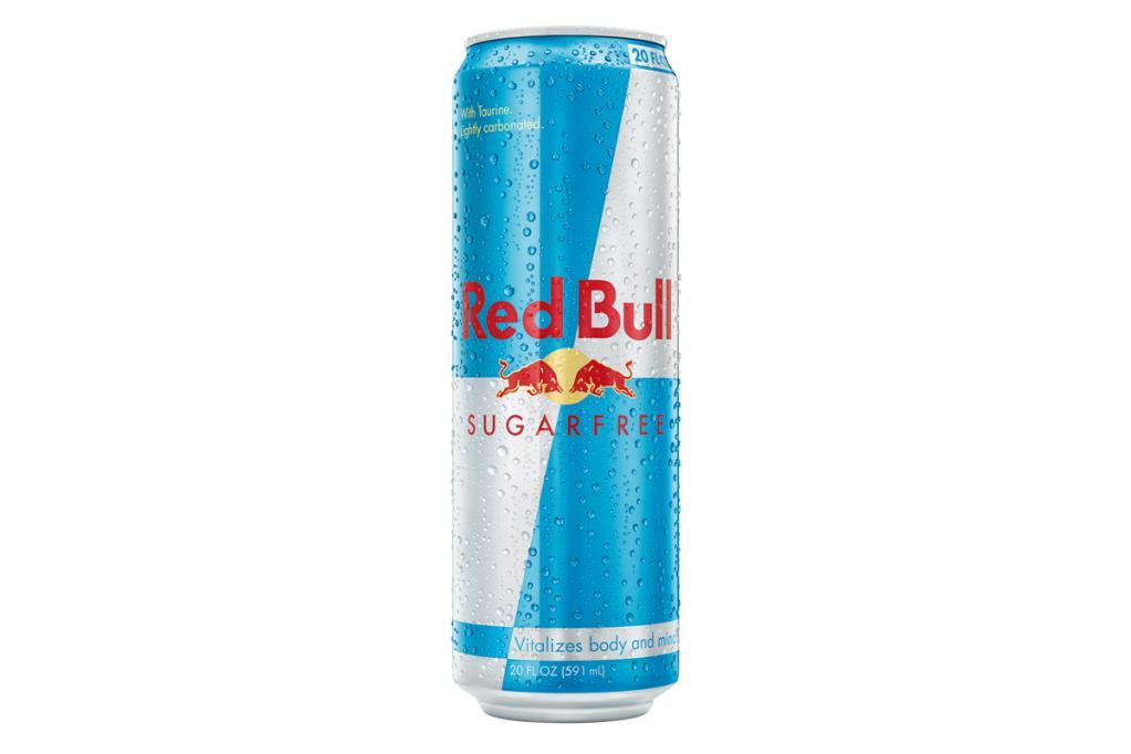 Sugar Free Red Bull · 0 calories.