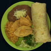 2. Burrito Combination Plate · 
