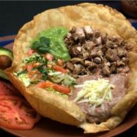 10. Tostada with Meat · 