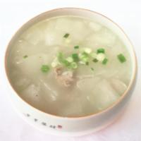 Winter Melon with Pork Rib Soup 排骨冬瓜汤 · 