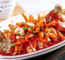 Squirrel Fish with Sweet and Sour Sauce 松子全鱼 · 