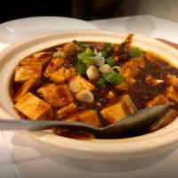 Mapo Tofu 麻婆豆腐 · Hot and spicy.