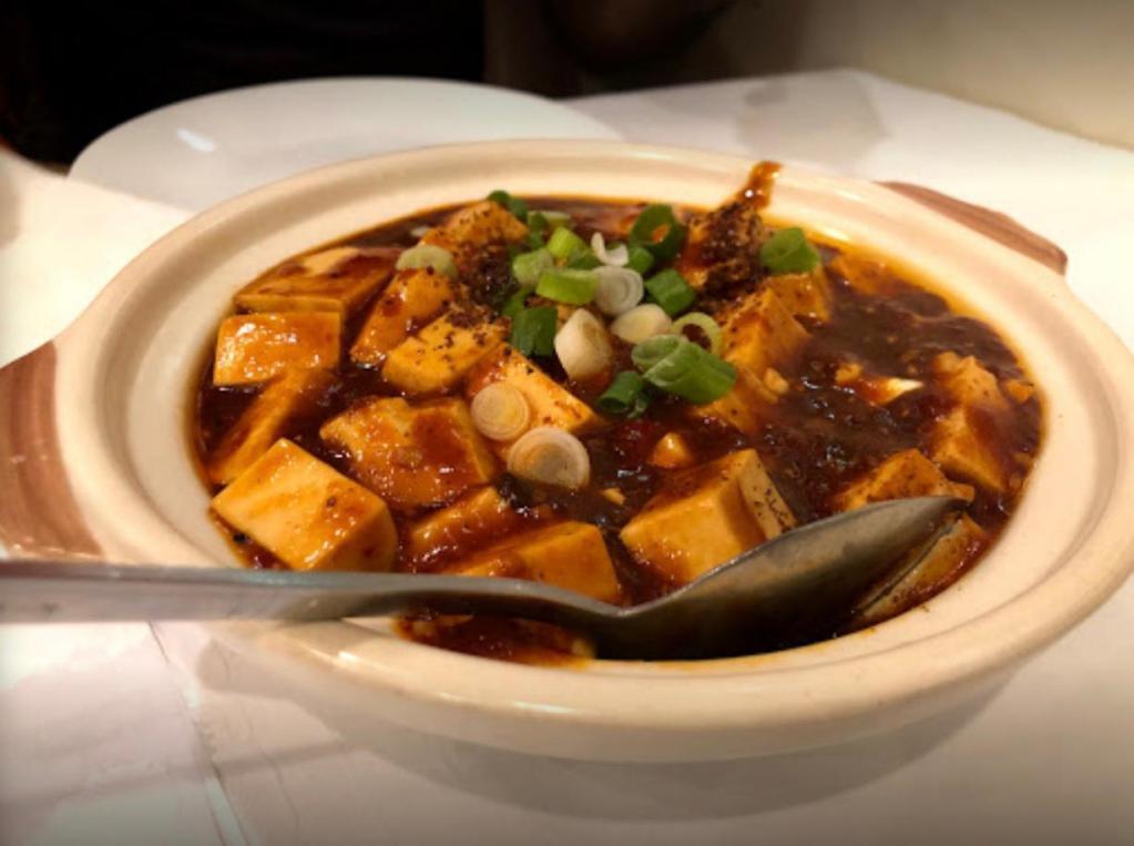 Mapo Tofu 麻婆豆腐 · Hot and spicy.