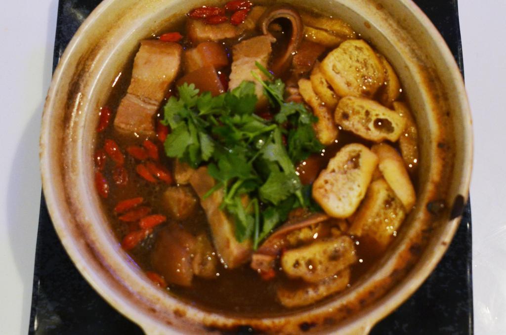 C1. Casserole Bak Kut Teh · Chinese herbal soup.