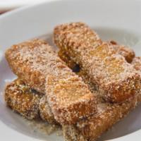 Kid's French Toast Sticks Breakfast · Includes drink. 430 calories.