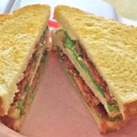 13. Cold Taylor Marie's BLT Sandwich · Triple Decker of bacon, lettuce, tomato and avocado.