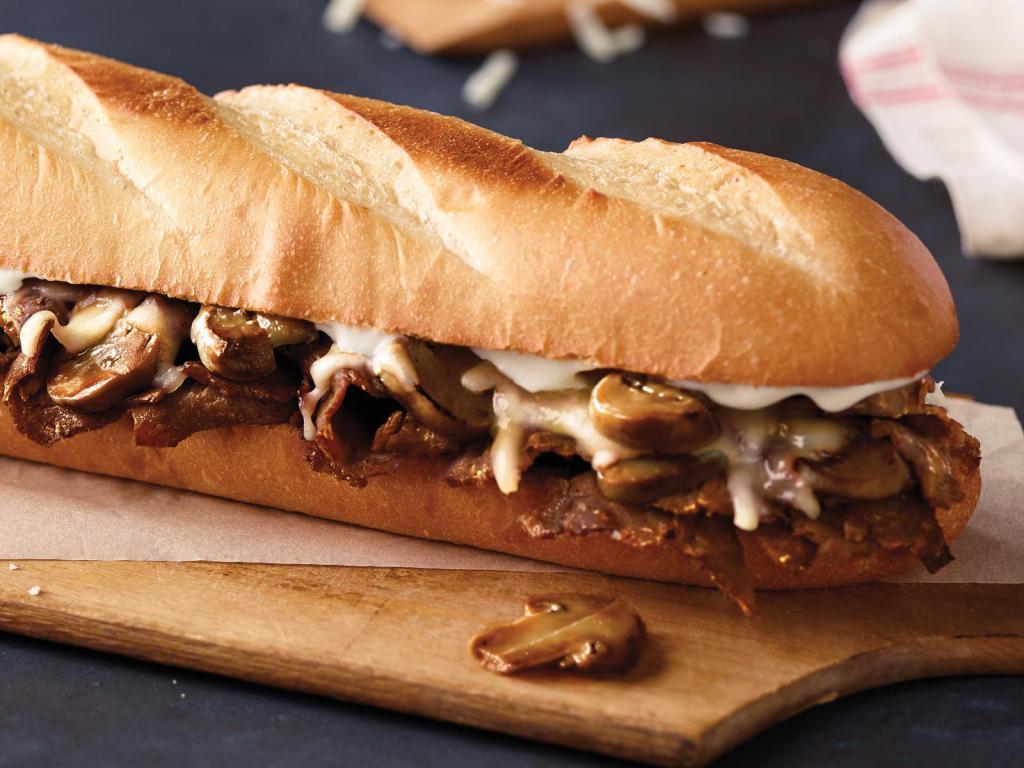 Steak and Cheese Sub · Steak, mushrooms, mayo and our signature three cheeses.