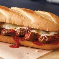 12 inch Meatball Sub · Meatballs, provolone cheese and our original sauce.