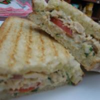5. Tuna Melt Sandwich · House-made tuna salad, Swiss cheese, tomatoes, made on rye or sourdough bread.