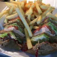 Club Sandwich · With fries

let us know what kind of bread you want for the toast
