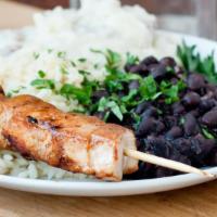 Brazilian Special · Includes rice, beans and salad.