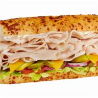 #3 Turkey & Cheddar · 1/4 lb. of turkey and cheddar cheese with mayo, served Togo’s Style.