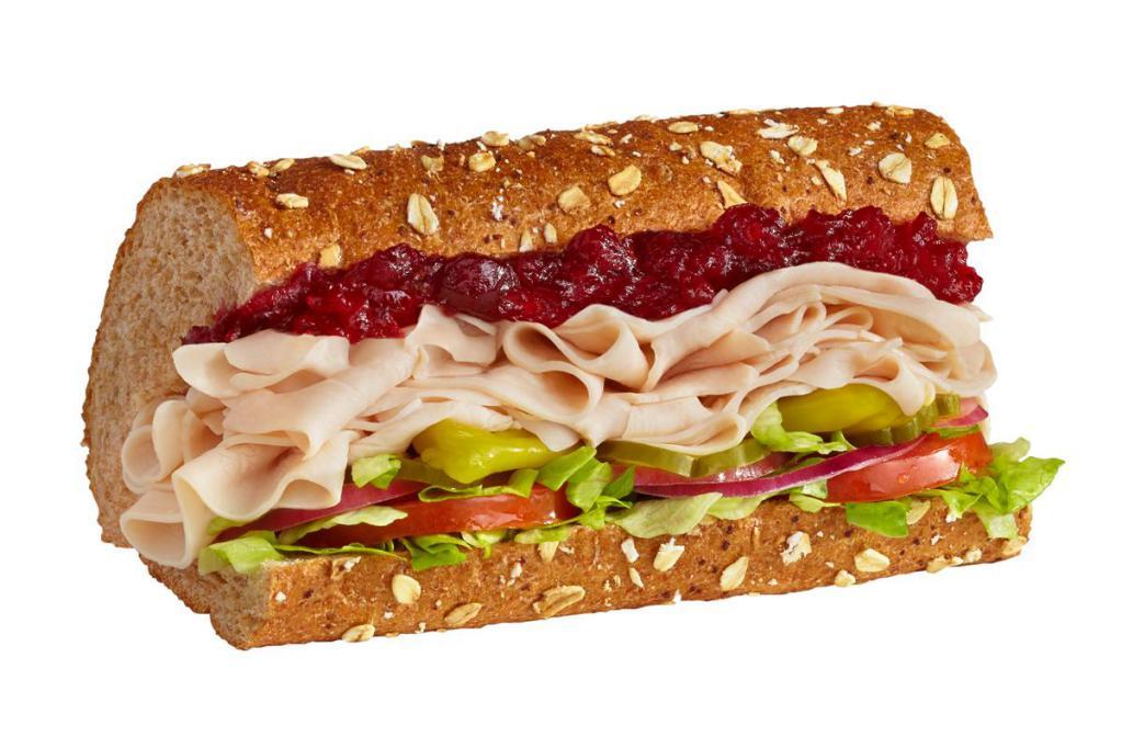 #5 Turkey & Cranberry · Turkey with whole berry sauce and mayo, served Togo's Style