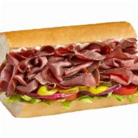 #7 Roast Beef (Hot) · Over 1/4 lb. of hot beef with mayo, served Togo’s Style.