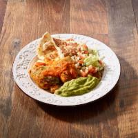 Don Jose's Platter · Chicken and cheese quesadillas, guacamole, pico de gallo and brazo de reina.