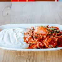 Iskender Kebab Platter · Thinly-sliced roasted lamb served over sliced pita, covered in a tomato and butter sauce.  S...