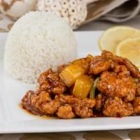 SF1. Orange Stir Fry · Prepared with bell pepper, onion and juicy pineapple tossed in the wok with our secret sweet...