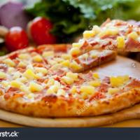 Hawaiian Pizza · Ham, pineapple, and extra cheese.