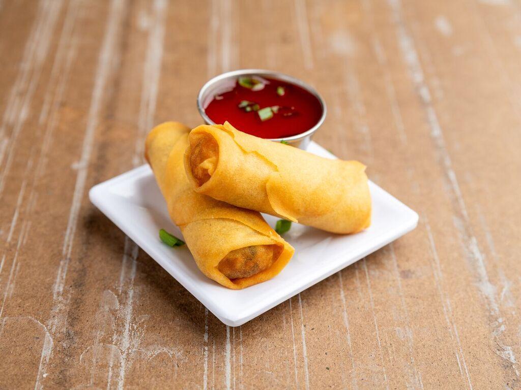 A01 Spring Rolls · Two pieces.