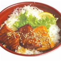 84. Salmon Teriyaki Bowl · 