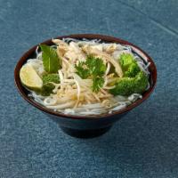 43. Boneless Chicken Rice Noodle Soup · Pho ga.