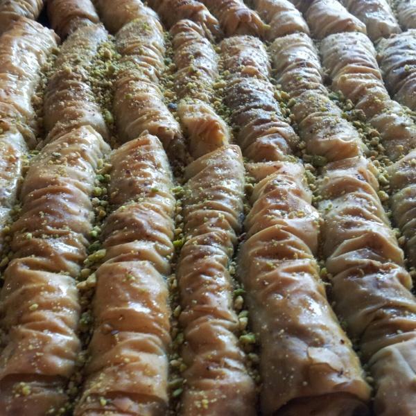 Burma Baklava · With pistachio