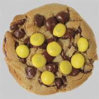 Courtney's Cookie · The perfect cookie recipe: toffee infused, loaded with yellow M&M's Chocolate Candies, and f...