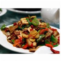 Pork with Garlic Sauce · Hot and spicy. 