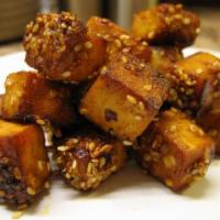 Sesame Tofu · Hot and spicy.