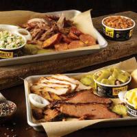 2 for $24 · Try your favorite combination of two slow-smoked meats served with two sides and a roll.