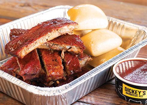 Rack ’N Rolls · Full rack of ribs and 6 butter rolls, to satisfy your crew well into overtime